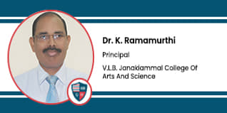 V.L.B. Janakiammal College Of Arts And Science, Coimbatore, Tamilnadu,  Principal:  Dr. K. Ramamurthi Interview